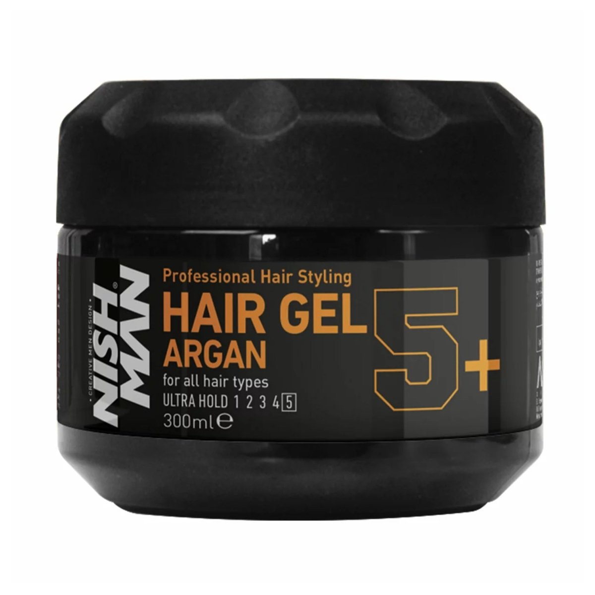 Nishman Hair Styling Gel Ultra Hold Argan 300 ml - MOUS